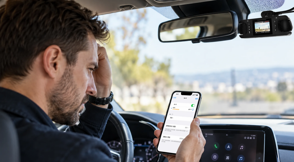 連上行車紀錄器 WiFi 後不能上網怎麼辦？手機網路設定與故障排查一次看