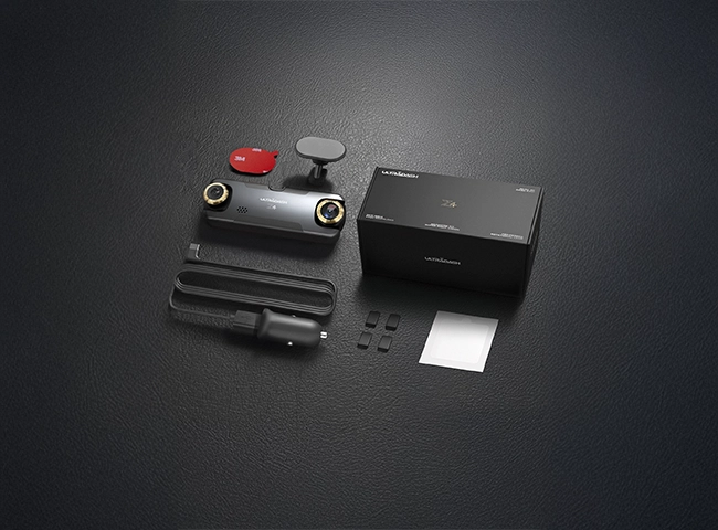 UltraDash Z4 Dual Lens 4K+4K HDR Dash Cam with WIFI GPS Single Unit