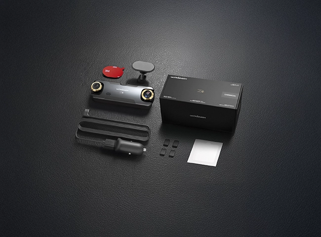 UltraDash Z4 Dual Lens 4K+4K HDR Dash Cam with WIFI GPS Single Unit