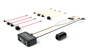 進階型電源供應降壓線套組(電力線) HW1-E 單彎頭 適用於UltraDash A系列和UltraDash Z4 行車記錄器