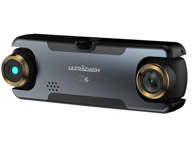 UltraDash Z4 Dual Lens 4K+4K HDR Dash Cam with WIFI GPS