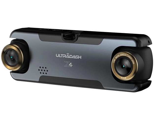 UltraDash Z4 Dual Lens 4K+4K HDR Dash Cam with WIFI GPS for Taxi Uber Driver